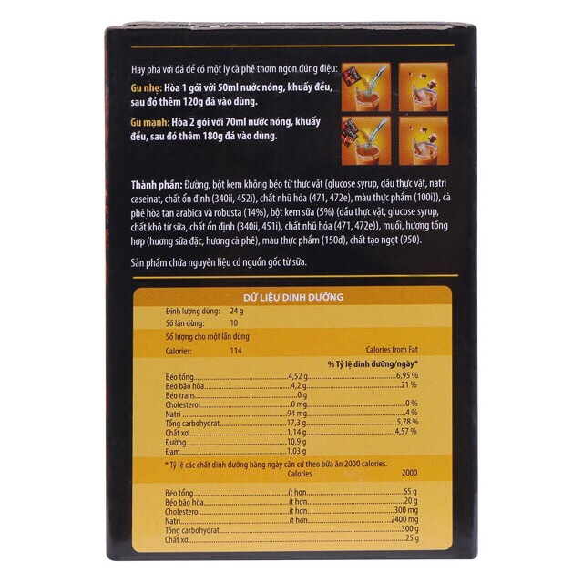 Cafe Phố - cafe sữa đá 240g