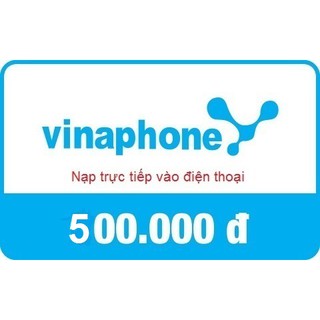 Thẻ nạp điện thoại Vinaphone 500.000 đ