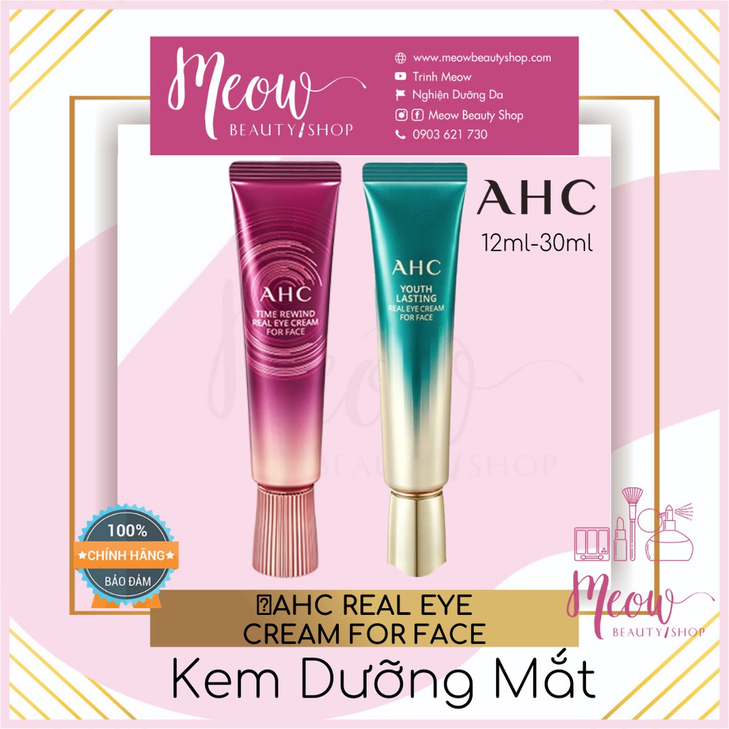 Kem dưỡng mắt AHC Ageless Real Eye Cream For Face