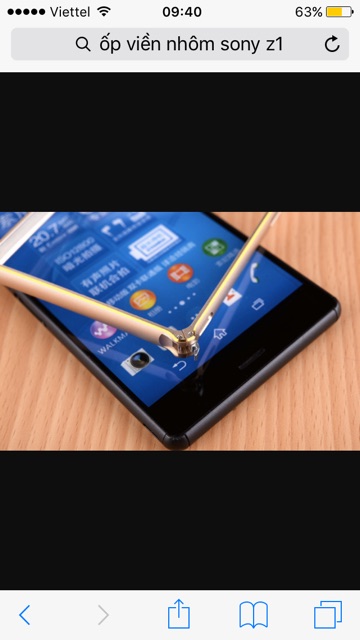 Ốp viền nhôm Z1 (Sony)