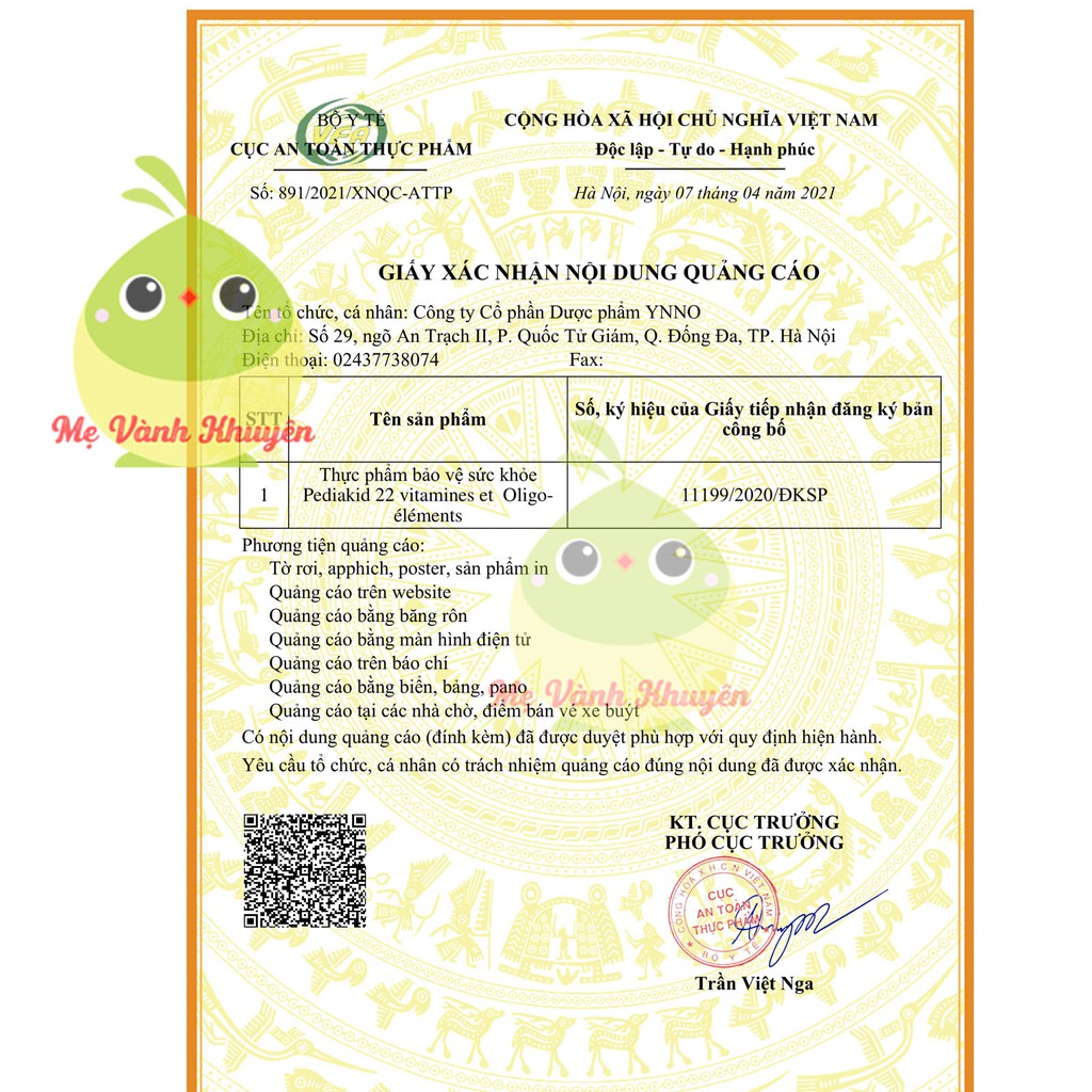 Vitamin tổng hợp Pediakid 22 Vitamins & Minerals, Pháp