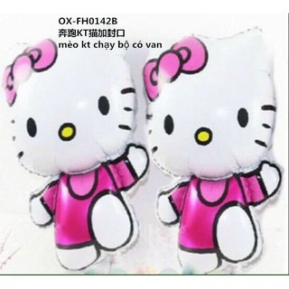 Bong bóng nhôm trang trí sinh nhật hình hello kitty cho bé gái