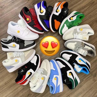 Giày Thể Thao JD1 Low cổ thấp, Jordan 1 thấp cổ các mẫu hot dễ phối đồ Full Box