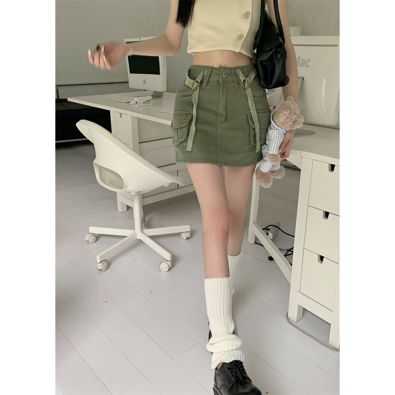 Chân Váy Jean Chữ A Phong Cách Hàn Quốc Thời Trang Cho Nữ