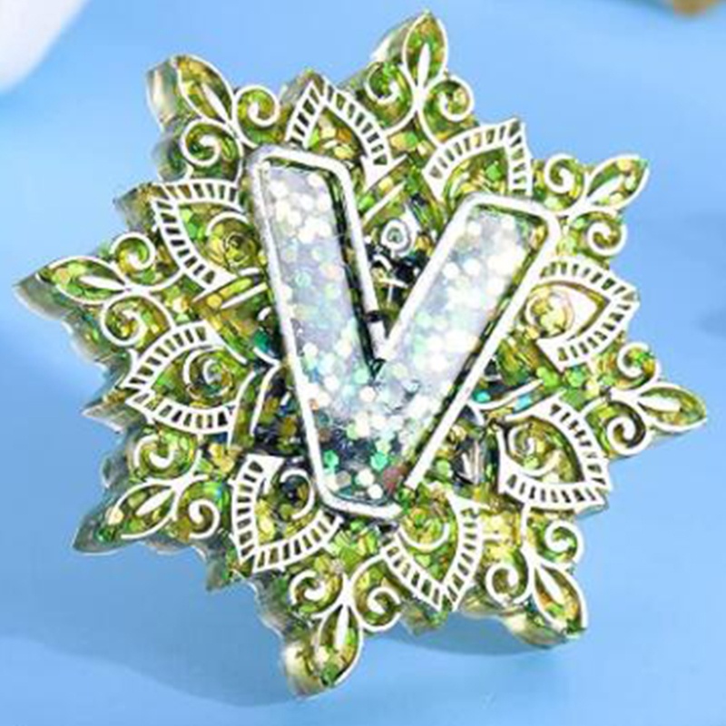 Set 3 Khuôn Silicon Làm Móc Khóa Hình 26 Chữ Cái