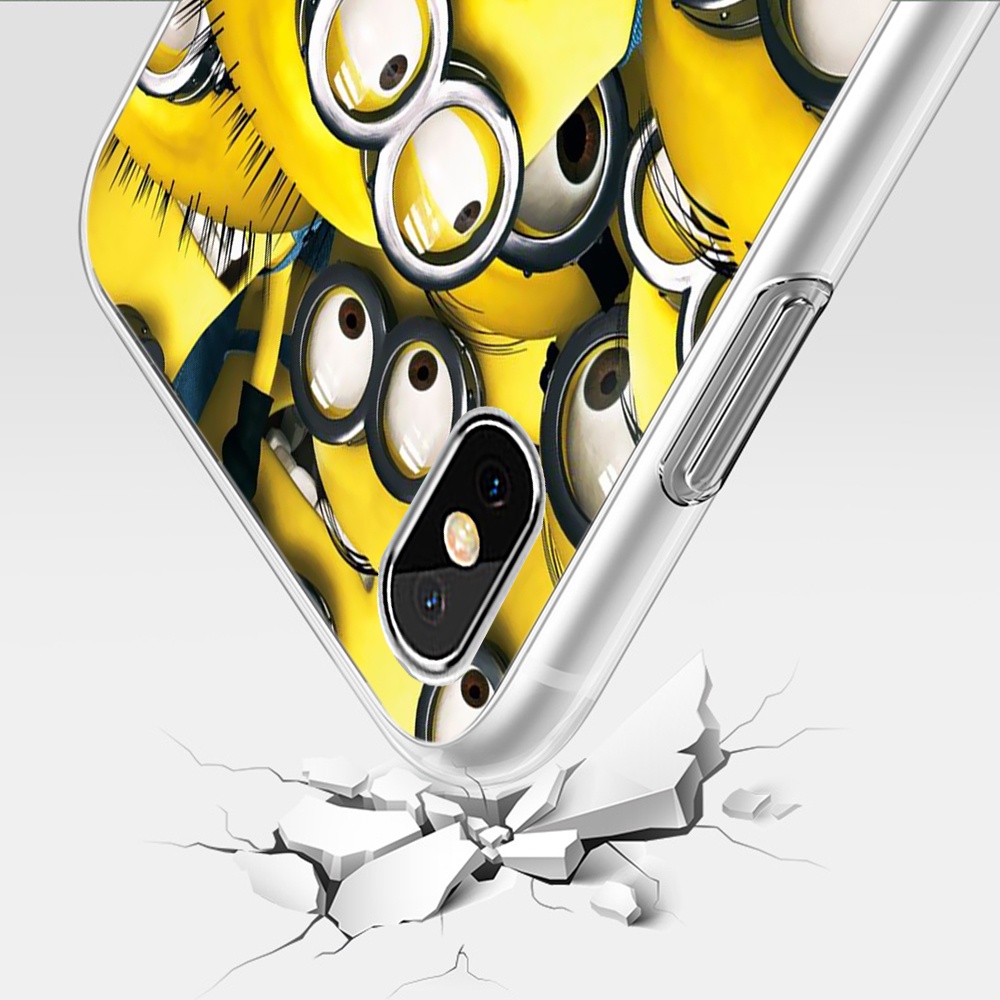 Ốp Điện Thoại tpu Dẻo Họa Tiết Hoạt Hình minion Dễ Thương Cho iphone 6 6s 7 8 plus x xs xr 11 pro max 217c