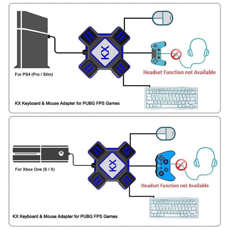 Bộ Chuyển Đổi Chuột Và Bàn Phím Chơi Game Usb Cho Ns / Ps5 / Ps4 / Ps3 / X Series