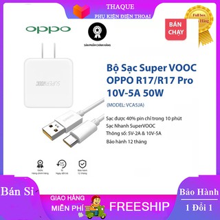 Bộ sạc vooc R17 công nghệ sạc 3.0 sạc cực nhanh chân sạc Type-c sạc nhanh các đời máy hiện nay