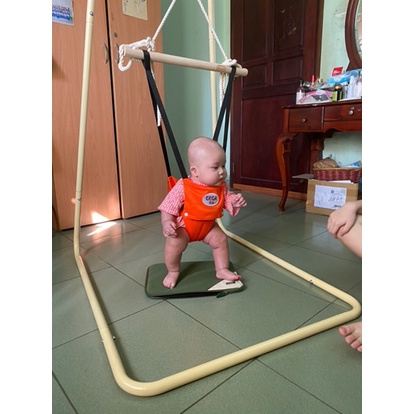 GeGa Kids L Cải Tiến - Xích đu nhún nhảy cho bé tập đi GEGAKIDS hàng chính hãng 100%