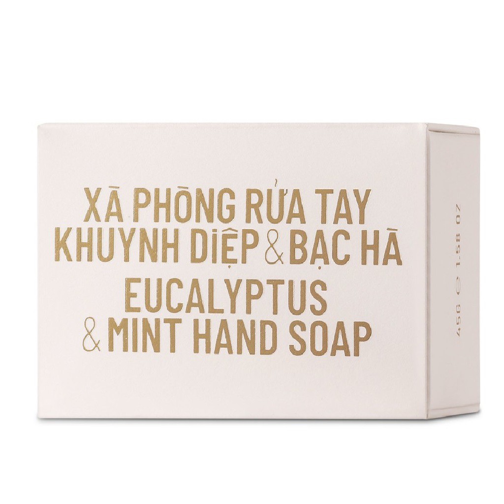 [Mã COSGLORIAT4 -8% đơn 250K] Xà Phòng Rửa Tay Khuynh Diệp &amp; Bạc Hà Hình Chú Thỏ Cocoon 45g