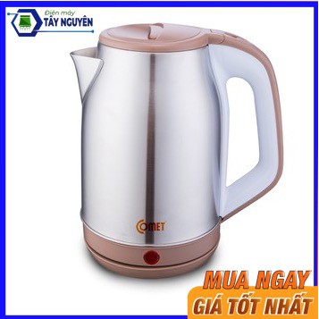 Bình Đun Siêu Tốc Comet CM8236  - Thân ruột inox 304 cao cấp - Hàng mới