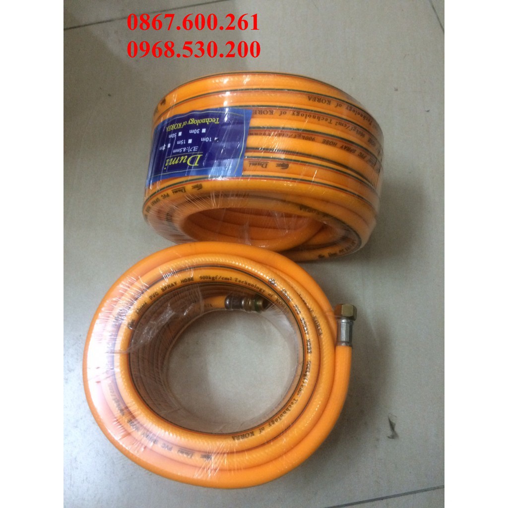 Cuộn 10m dây phun xịt áp lực cao 3 lớp bố sợi-PKMRX ( 1 cuộn )