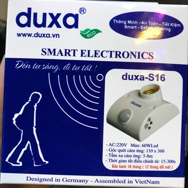 Đui đèn cảm ứng DUXA