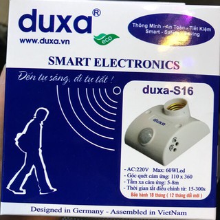 Đui đèn cảm ứng duxa