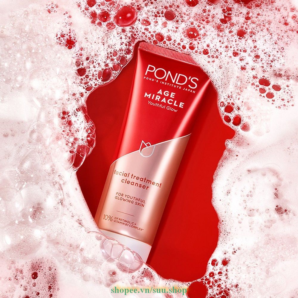 Ponds Sữa Rửa Mặt Chống Lão Hóa Age Miracle 100g suu.shop cam kết 100% chính hãng