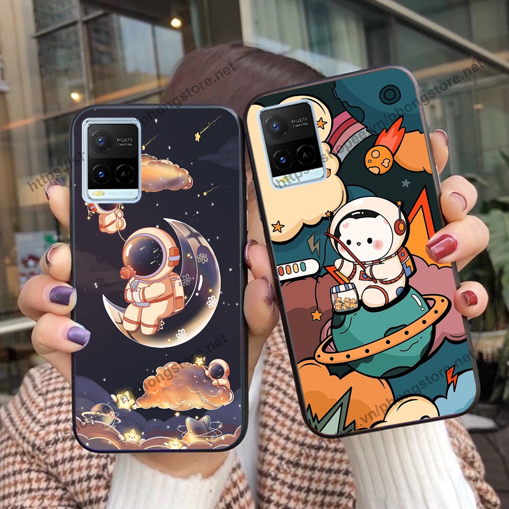 Ốp lưng Vivo Y21 / Y21s / Y33s vũ trụ phi hành gia cực hot siêu cute-rẻ-bền