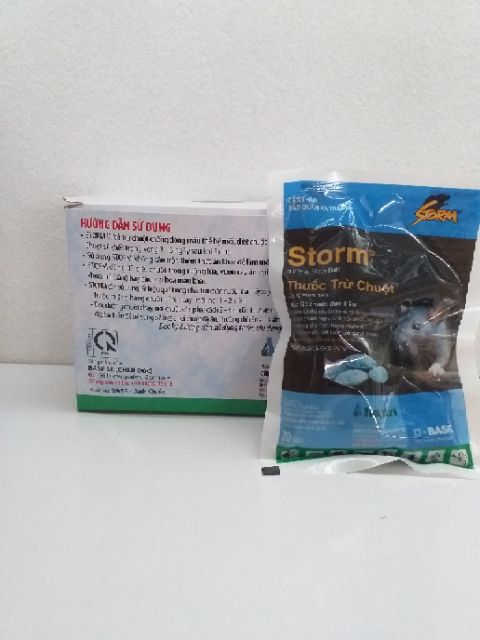 5 Gói Thuốc trừ chuột dạng viên nén Storm
