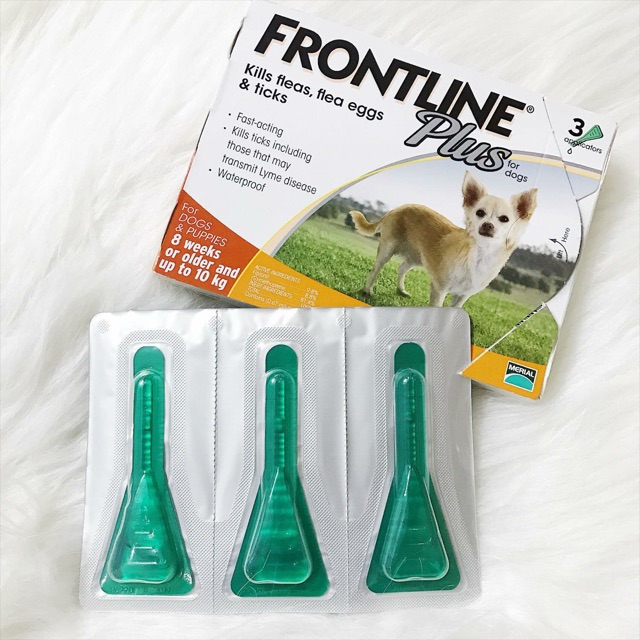 Thuốc trị ve rận nhỏ gáy Frontline Plus cho cún