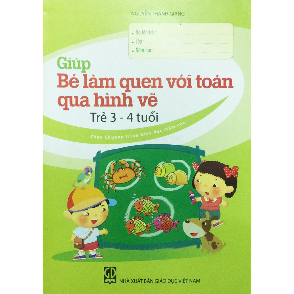 Sách - Combo 3 quyển giúp bé làm quen với toán qua hình vẽ ( từ 24 tháng tuổi đến 5 tuổi )