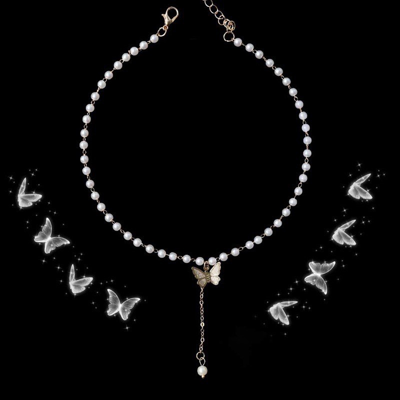 DÂY CHUYỀN CHOKER , NGỌC TRAI GIẢ, PHONG CÁCH HÀN QUỐC ULLZANG