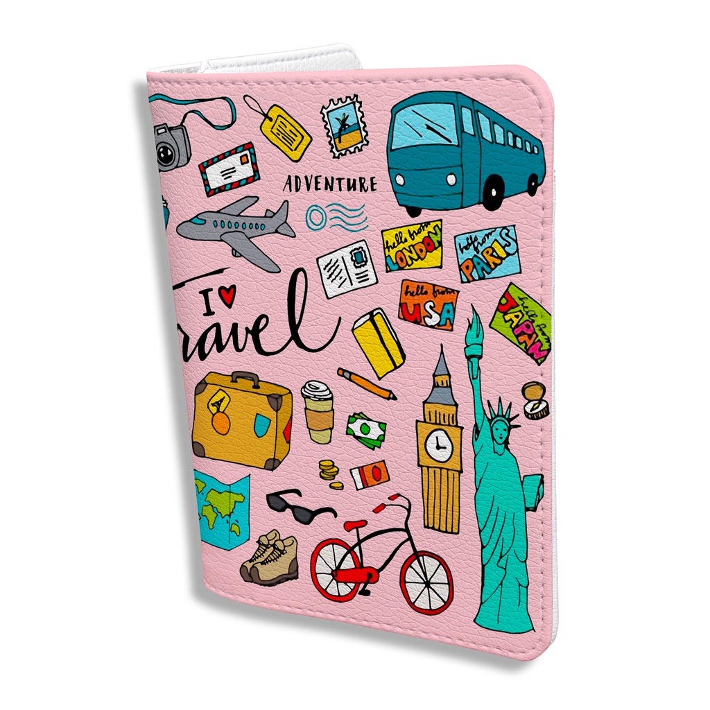 Bao Da Hộ Chiếu / Passport Du Lịch Nam - Nữ  I LOVE TRAVERL - LT054 STORMBREAKER
