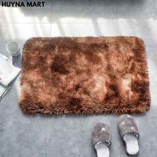 Thảm Lau Chân Lông Xù Loang Siêu êm Mềm Mịn Đế Chống Trượt Mẫu Mới 2020 KT 40x60cm