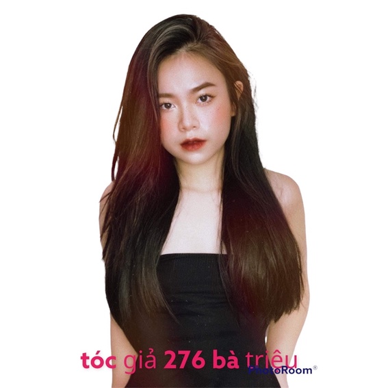 Tóc giả set kẹp 3 mảnh thẳng làm dày tóc, trẻ trung , nữ tính