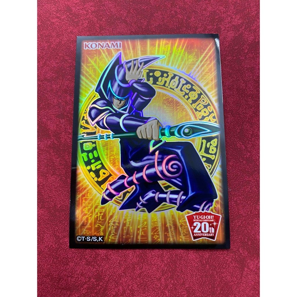 [Mã TOYDEC hoàn 20K xu đơn 50K] [ Dưa Hấu Yugioh ] Bọc bài lẻ chính hãng Yugioh Size - Dark Magician - Sleeve 6,3cmx9cm