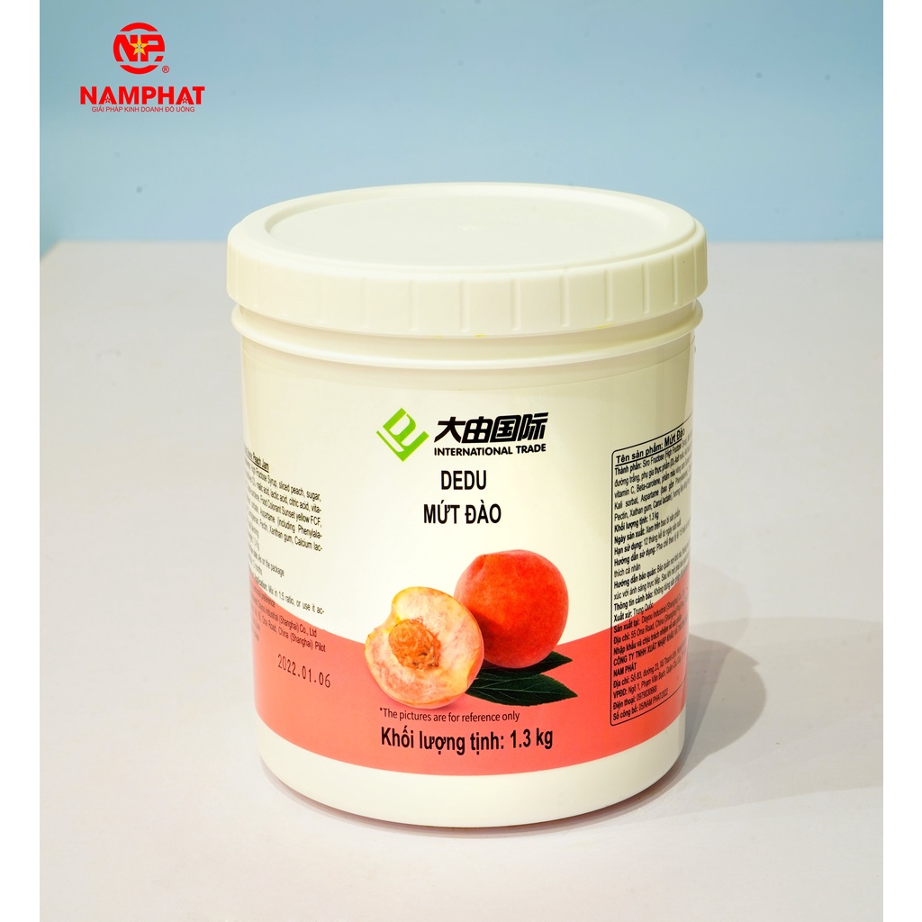 Mứt đào dedu 1,3kg