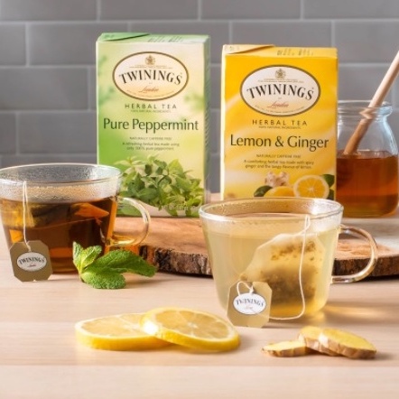 [Hàng mới về]Twinings thảo mộc hoa cúc, ngủ ngon, hoa quả, bạc hà (hàng Mỹ nguyên seal)