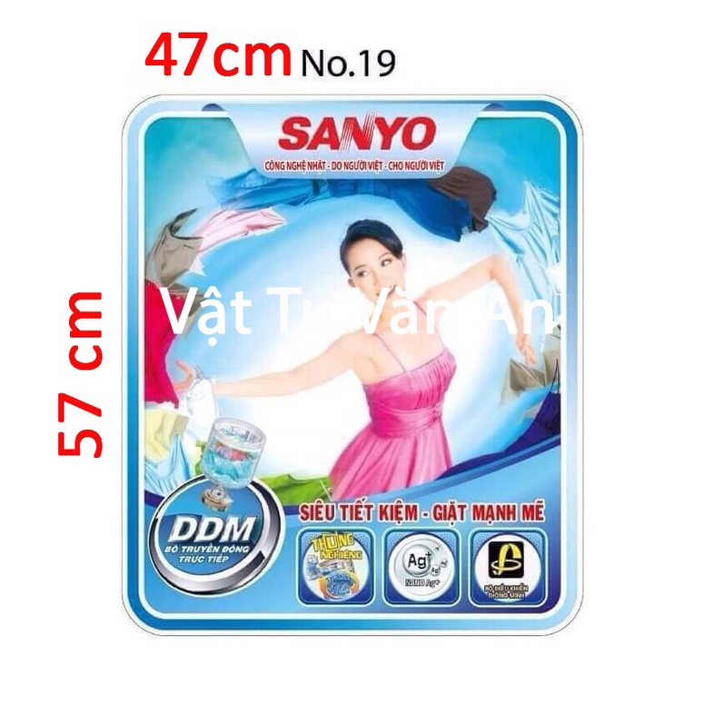 TEM DECAN DÁN MÁY GIẶT - Các hãng Panasonic Sanyo Aqua Toshiba Samsung Sharp Hitachi LG