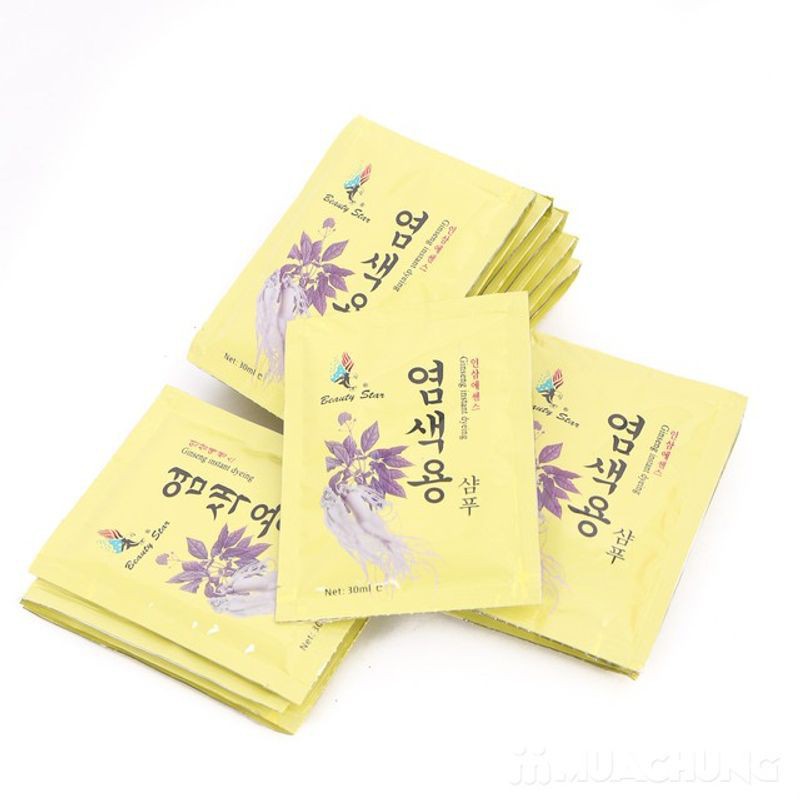 Dầu gội đen tóc ⚜️FREESHIP⚜️ 10 gói dầu gội làm đen tóc, gội là đen | BigBuy360 - bigbuy360.vn