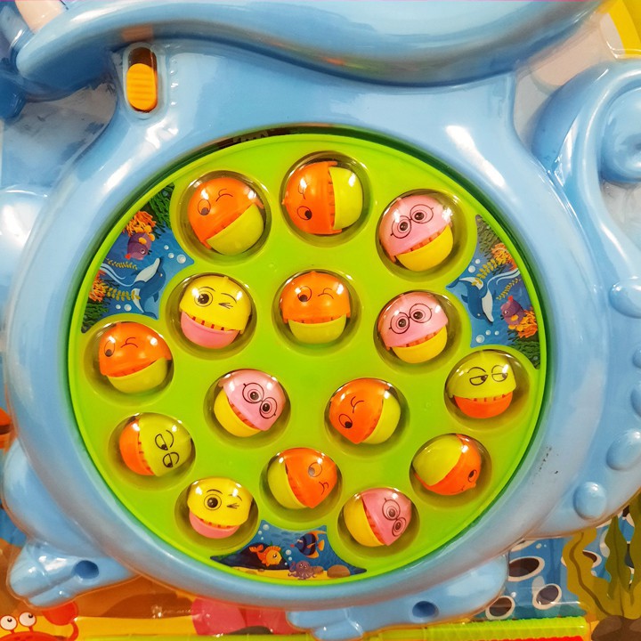 Bộ đồ chơi câu cá những chú cá xoay ngộ nghĩnh chạy bằng pin dành cho bé nhà bạn(CCX03)