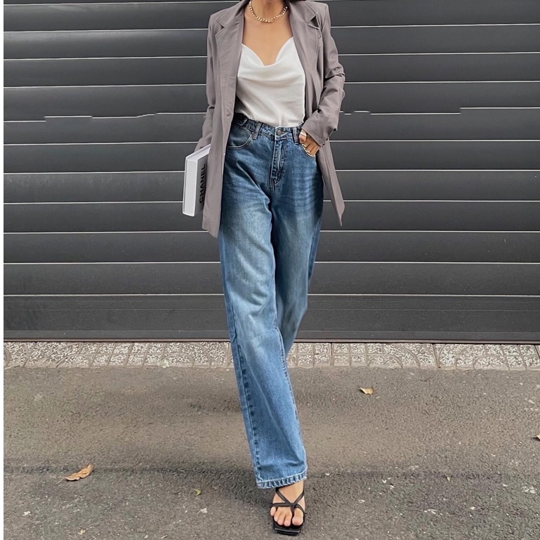 Quần Jean Nữ Ống Rộng RGAP08 Sofm Wear VNXK