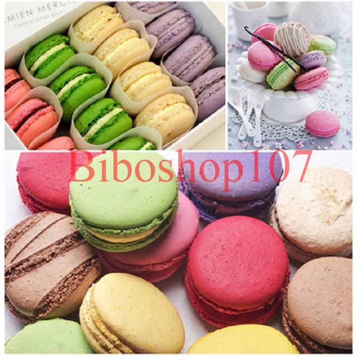 Khuôn silicon tấm nướng bánh macaron 30 ô