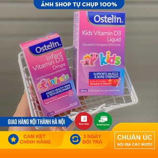 Vitamin D3 Ostelin, D3 Drops Ostelin 2.4ml, D3 Liquid Ostelin 20ml - Xuất xứ Úc