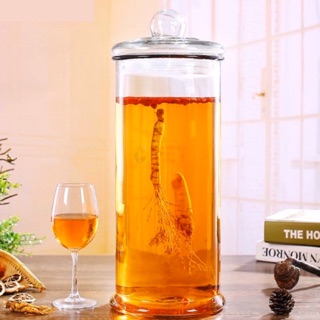 Bình Ngâm Rượu Thuỷ Tinh Trụ Không Vòi 3L/6L/8L/10L/12L/15L/19L