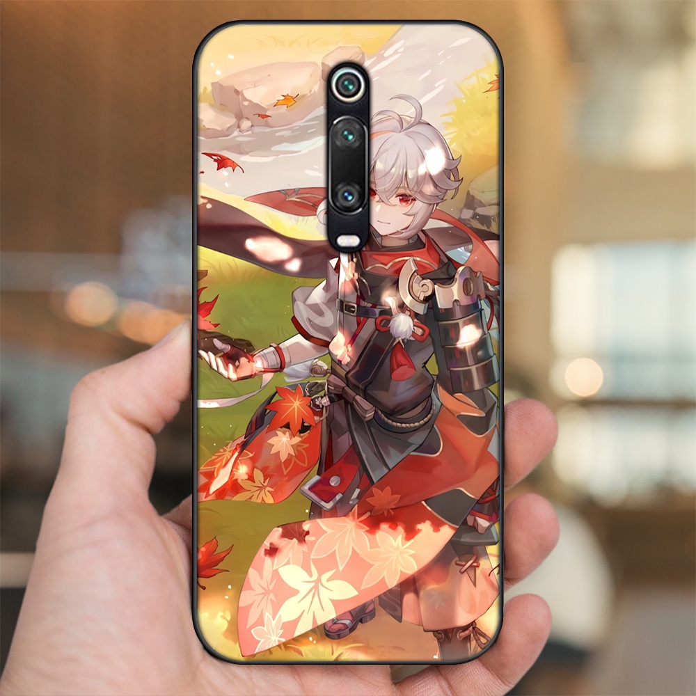 Ốp lưng Xiaomi K20, K20 Pro, Mi 9T viền đen in hình Kazuha Genshin Impact