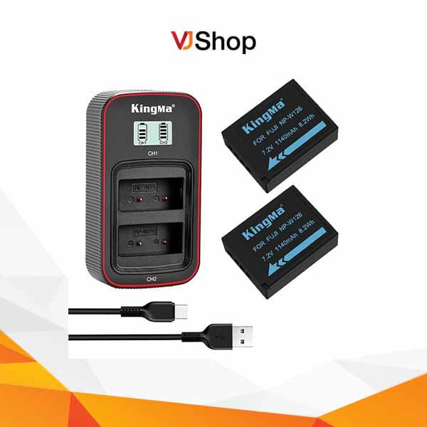 Kingma Bộ sạc đôi + Pin BM058-NPW126 Chính Hãng