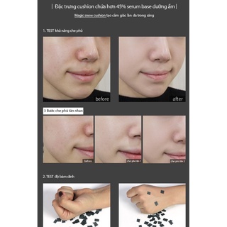 [New 2022] Phấn Nước AprilSkin Black Magic Snow Cushion 15g