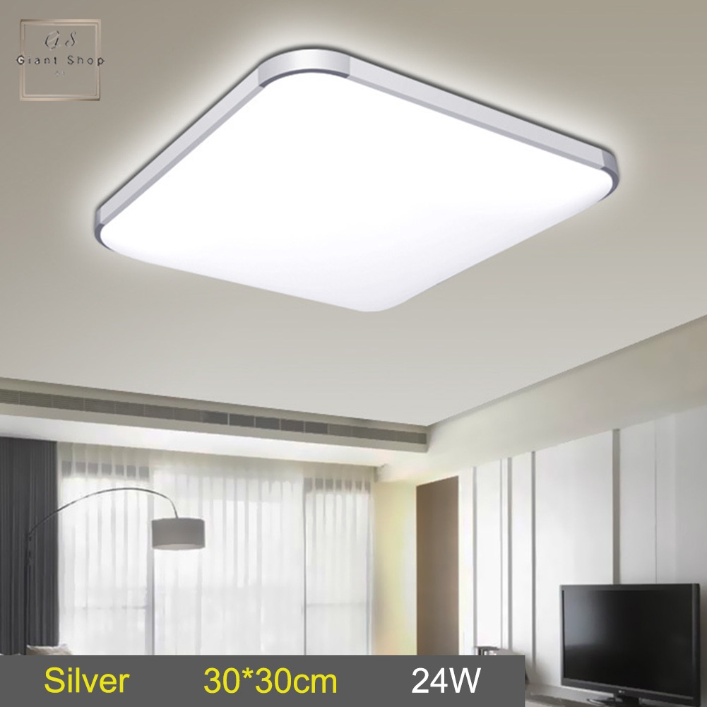 Đèn LED gắn trần nhà hình vuông 24W tiết kiệm năng lượng chuyên dụng
