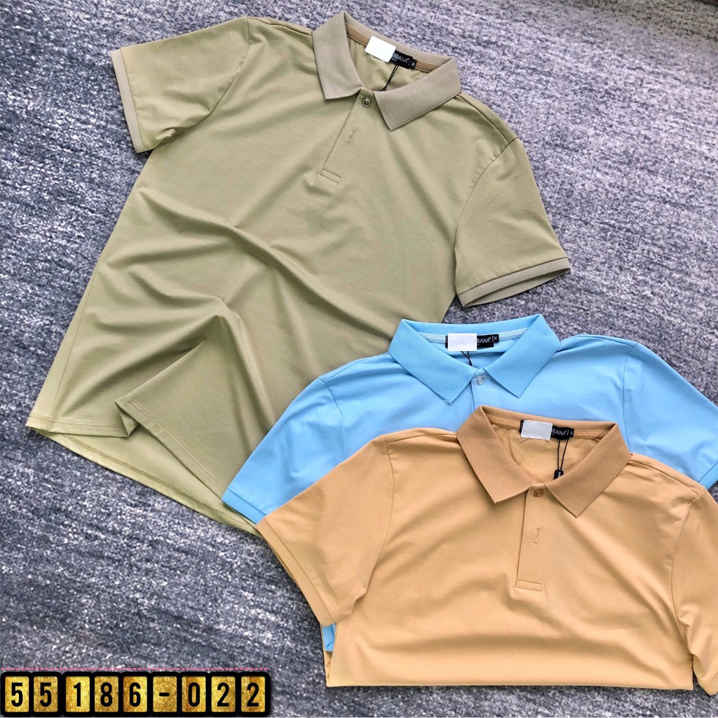 Áo Polo Trơn Đơn Giản-Áo Thun Có Cổ