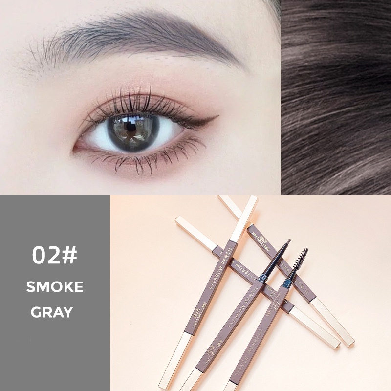 Bút Chì Kẻ Lông Mày Helen Beauty Thiết Kế Hai Đầu Xoay Tiện Dụng Tự Nhiên không thấm nước