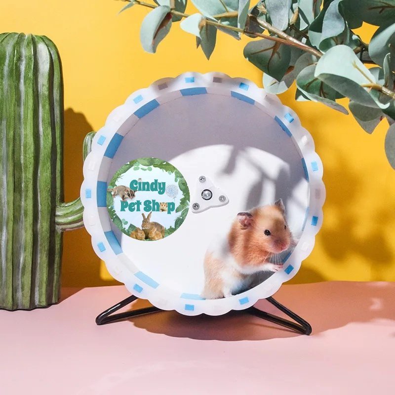 Wheel/Vòng quay chạy gỗ màu 19cm cho Hamster