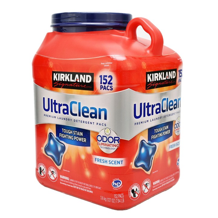 Viên Giặt Quần Áo Kirkland Ultra Clean Của Mỹ 152 Viên