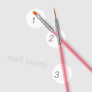 Cọ vẽ móng sét 15 cây , cọ vẽ nail
