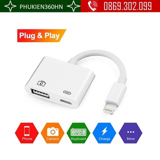 Cáp Chuyển Đổi Lightning to USB 3 Camera Reader