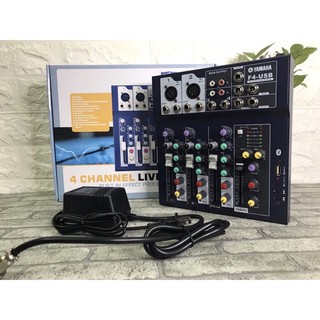 Mixer suondcard bộ chỉnh âm thanh f4 yamaha Có blutooth