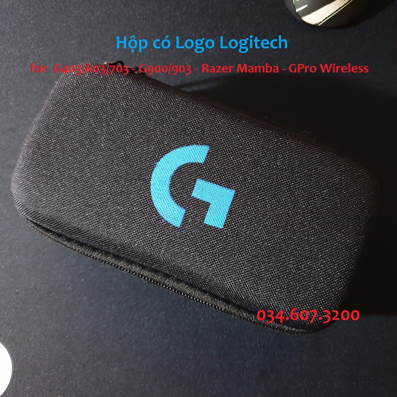 Hộp đựng chuột G403, G603, G703, G900, G903, G502, Gpro có khuôn cố định nhiều loại