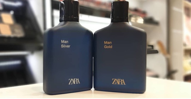 Tách set nước hoa nam ZARA MAN GOLD, SILVER 100ml ko box | Thế Giới Skin Care